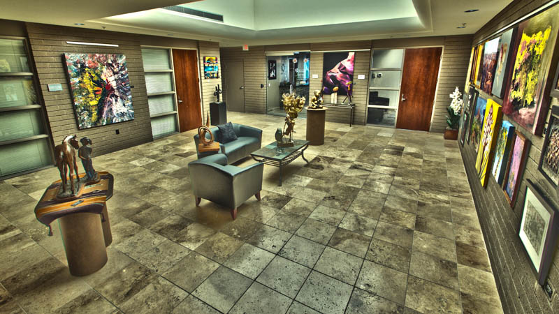 Common area lobby at 16930 E Palisades Blvd
